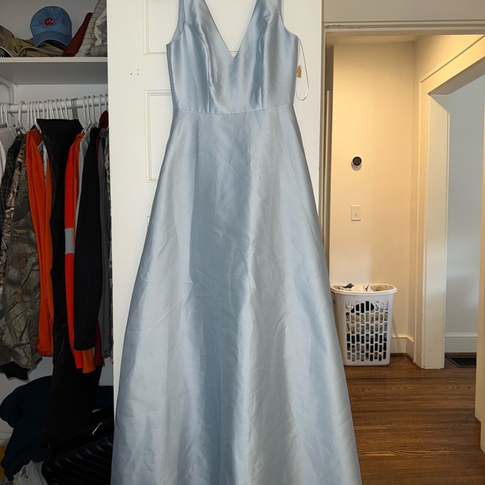 ALFRED SUNG Light Blue Wedding Dress